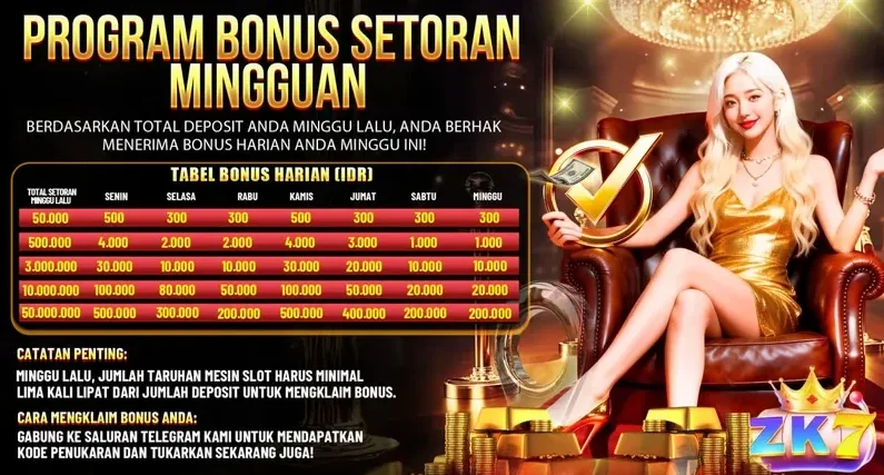 PROGRAM BONUS SETORAN MINGGUAN